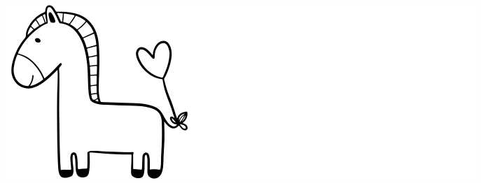Kinderstempel Pferd mit Namen personalisiert - Just Refine