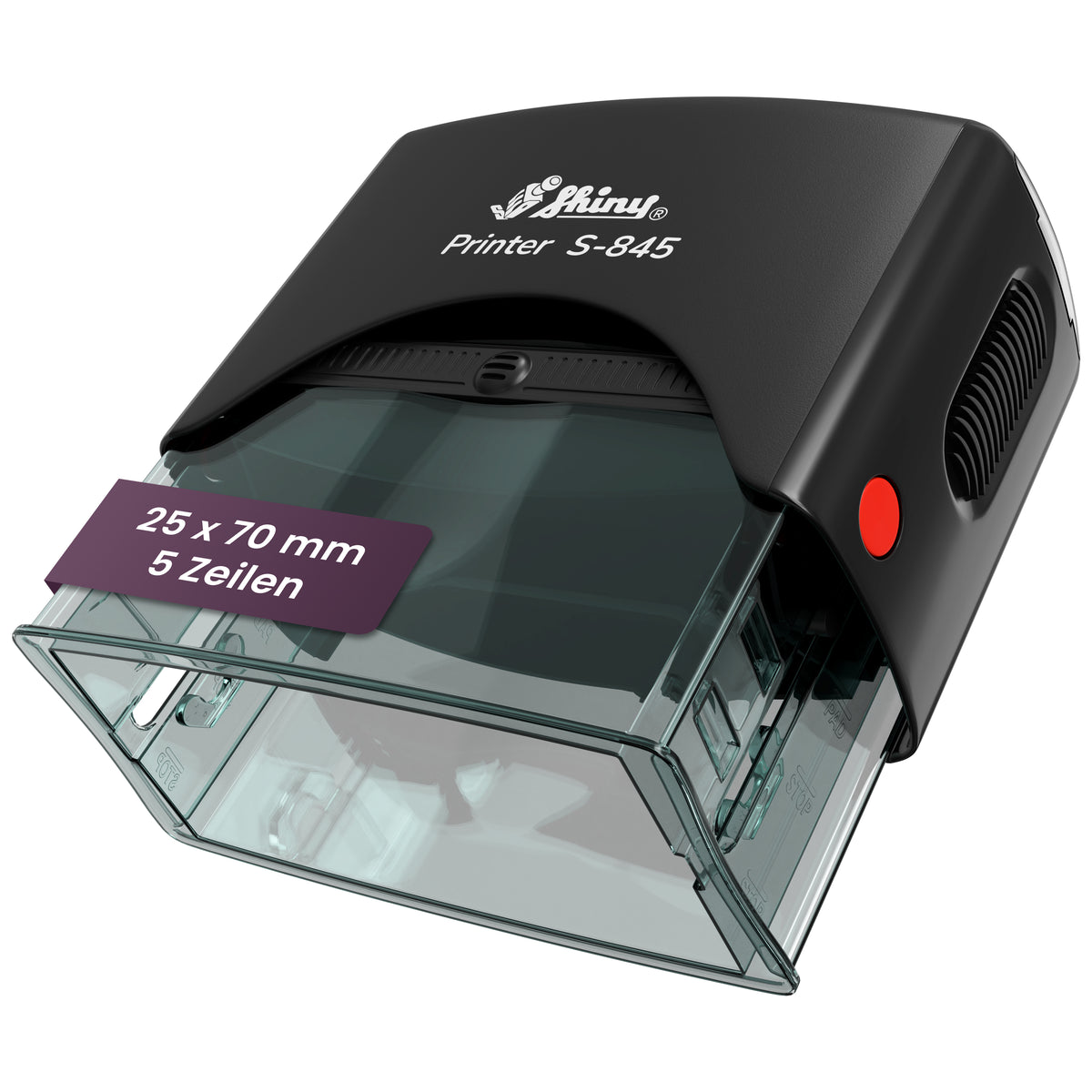 Selbstfärbender Stempel mit Wunschtext (bis zu 5 Textzeilen) - Just Refine