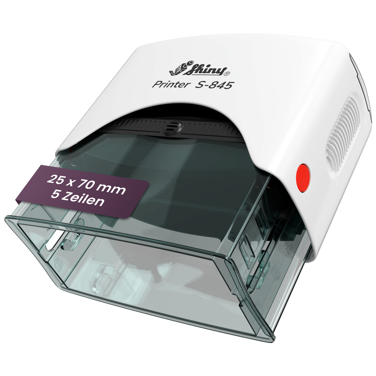 Selbstfärbender Stempel mit Wunschtext (bis zu 5 Textzeilen) - Just Refine