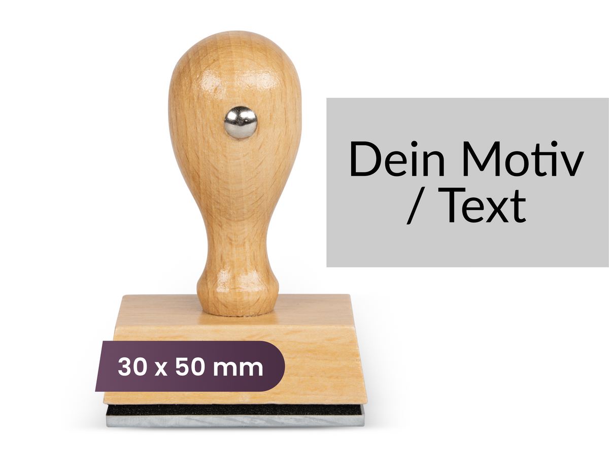 Stempel mit eigenem Logo/Motiv - Just Refine