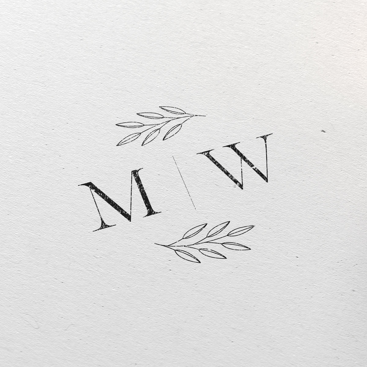 Stempel mit anpassbaren Initialen - Modell "Royal" - Just Refine