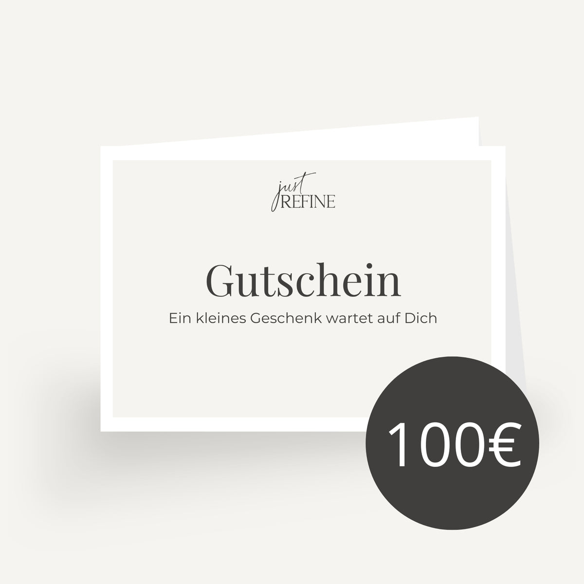 Geschenk Gutschein - Just Refine
