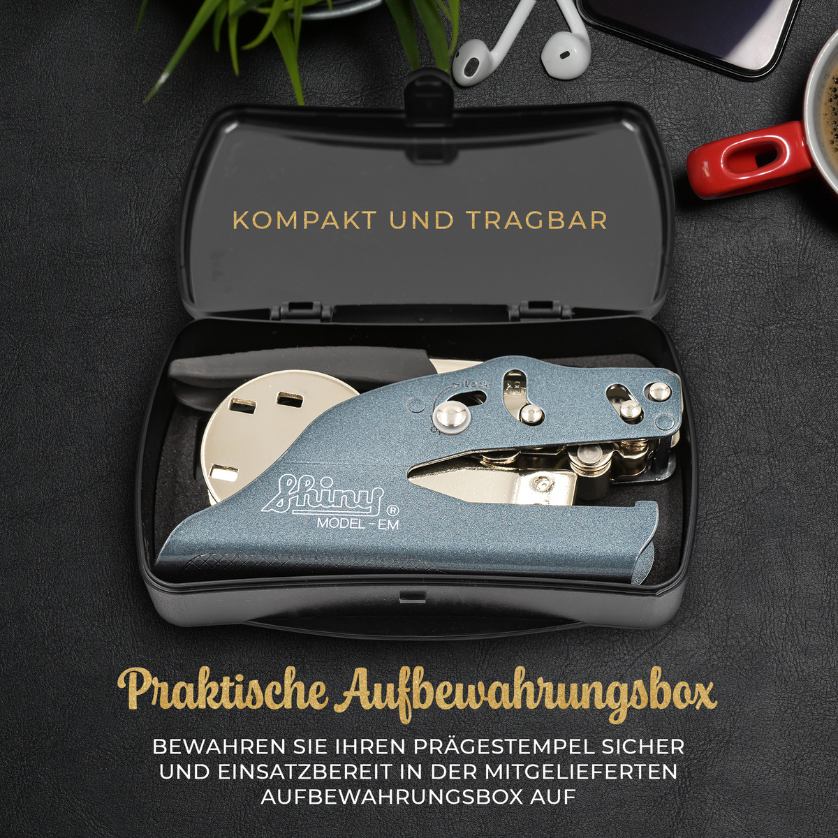 Prägestempel mit eigenem Logo - Just Refine