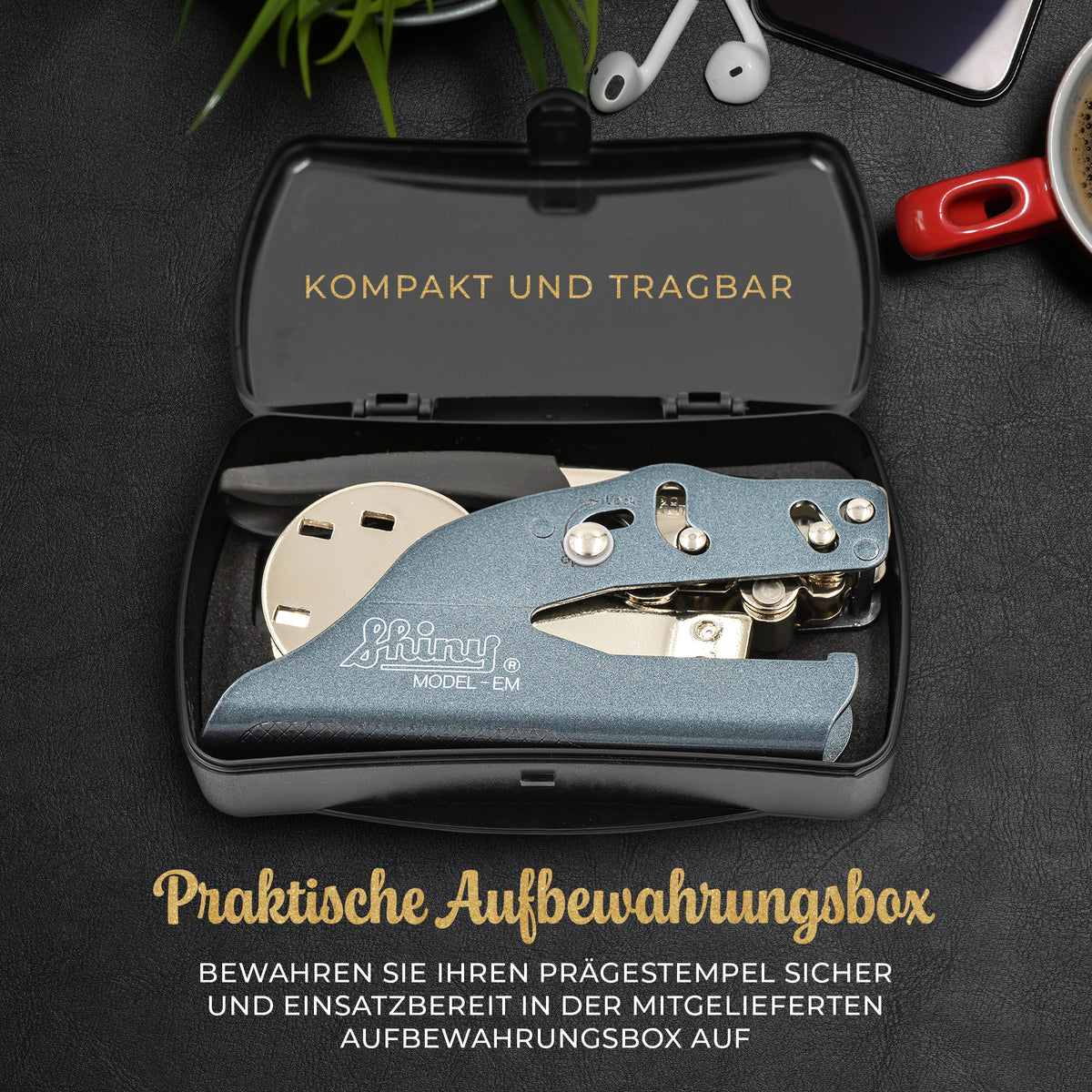 Personalisierter Buch Prägestempel für Papier - Just Refine