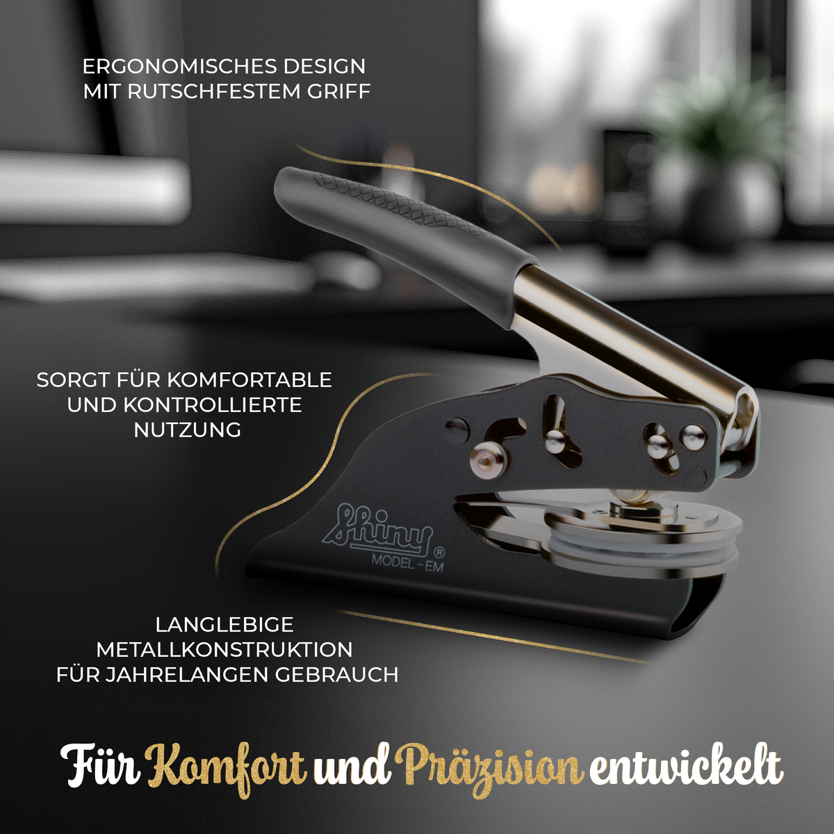 Prägestempel mit eigenem Logo - Just Refine