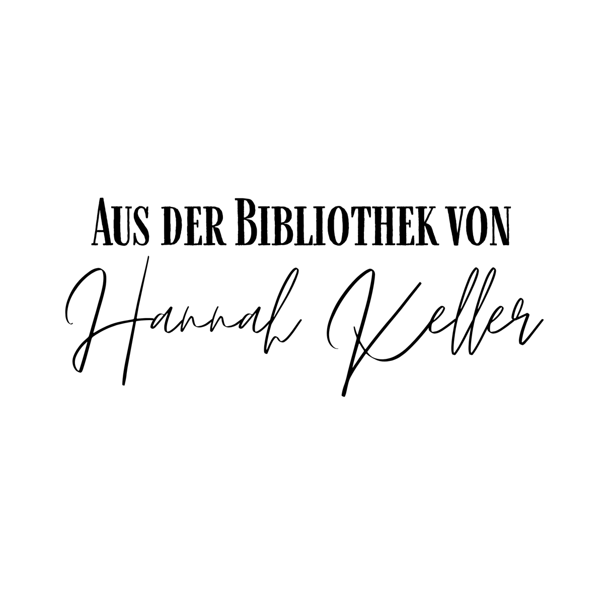 Ex Libris Bücher Stempel mit anpassbaren Namen - Modell 'Classic' - Just Refine