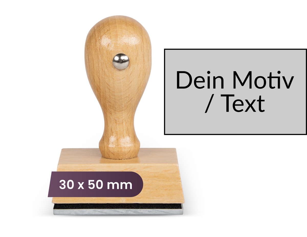 Stempel mit eigenem Logo/Motiv - Just Refine