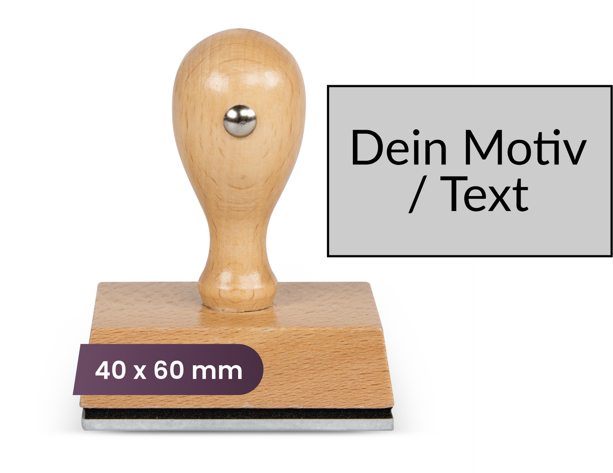 Stempel mit eigenem Logo/Motiv - Just Refine