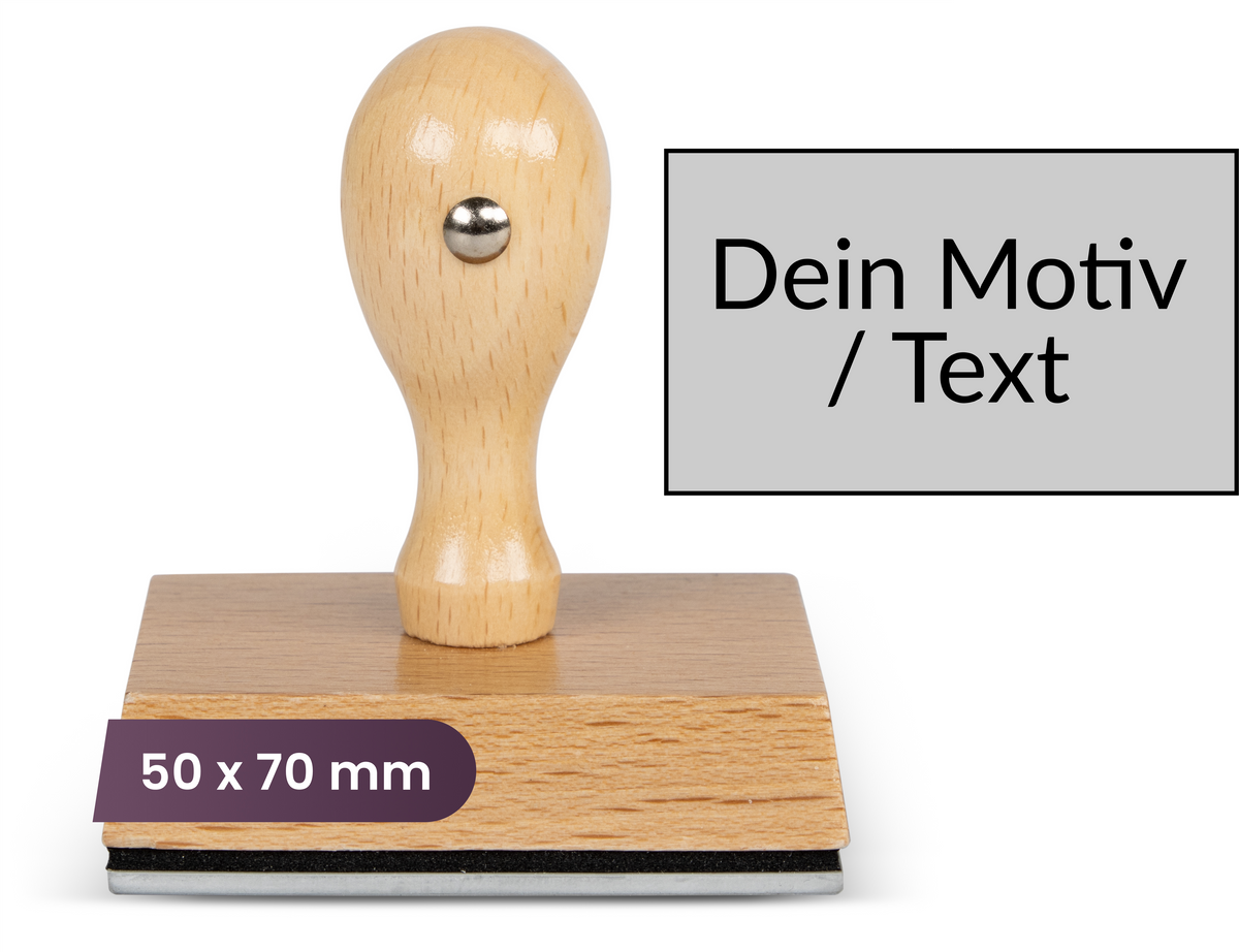 Stempel mit eigenem Logo/Motiv - Just Refine