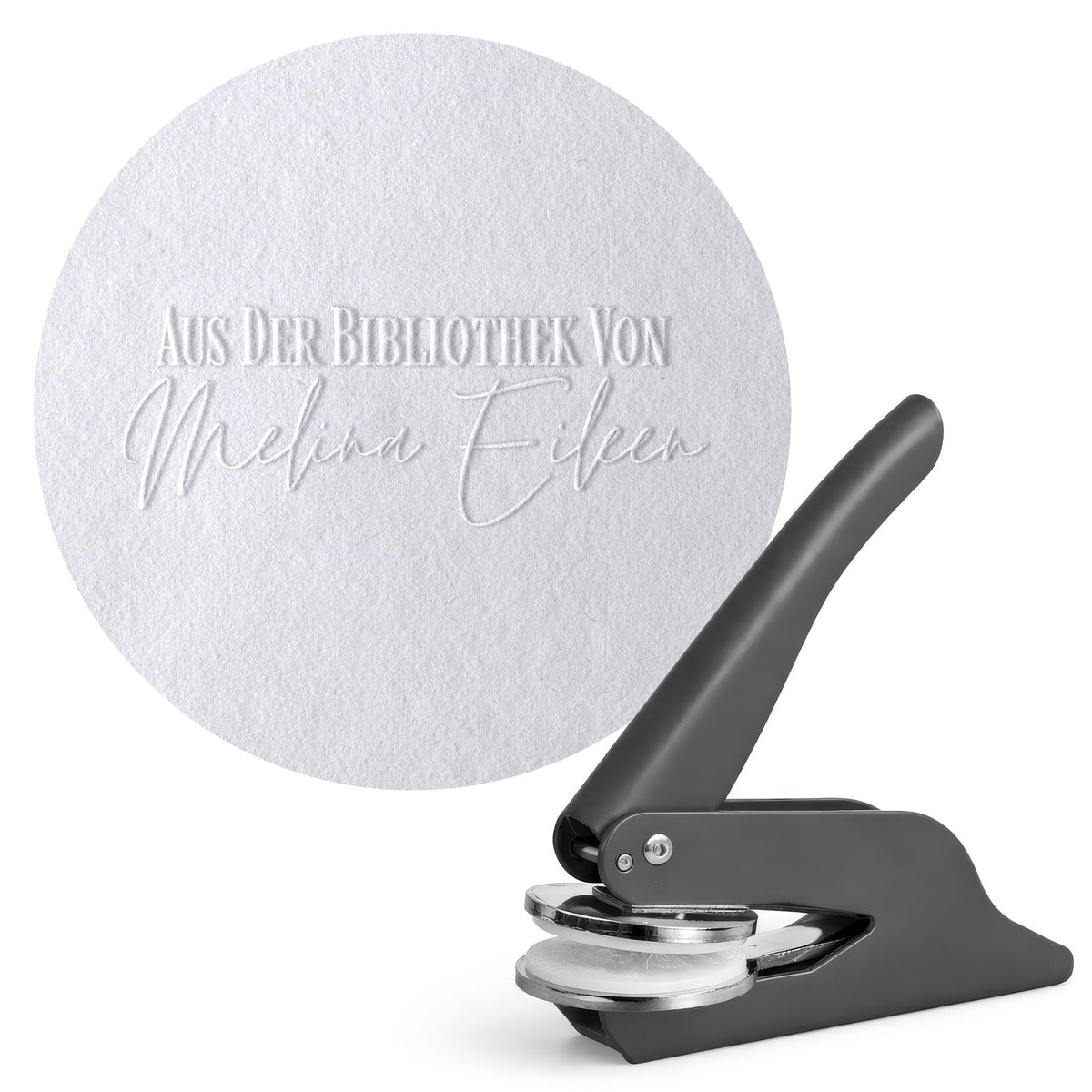 Personalisierter Buch Prägestempel für Papier | Classic - Essential Line