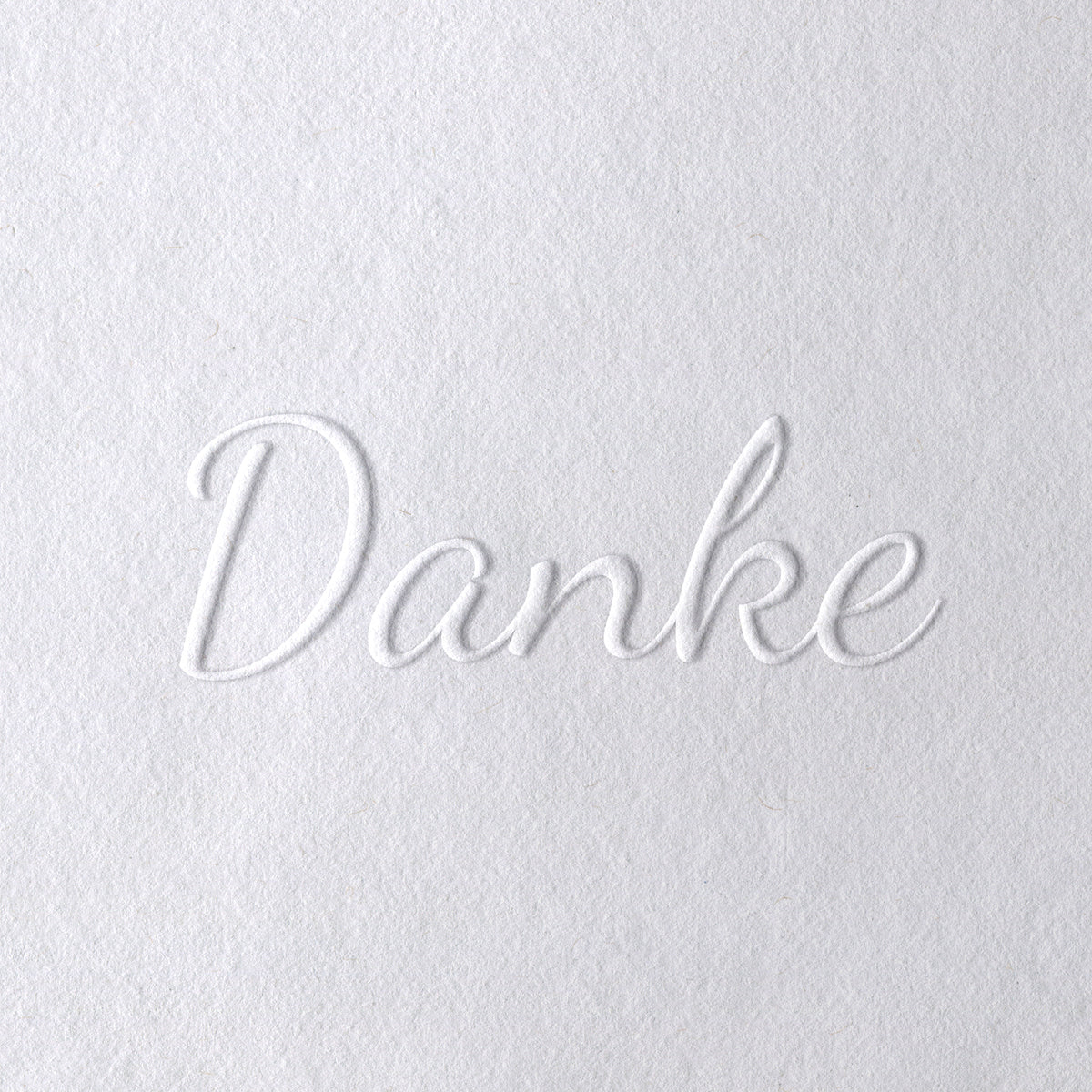 Prägestempel für Papier - Modell "Danke" - Just Refine