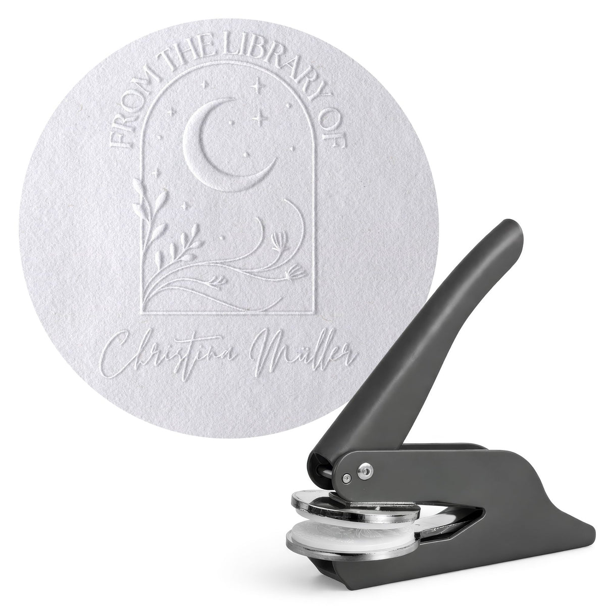 Personalisierter Buch Prägestempel für Papier | Eloria - Essential Line