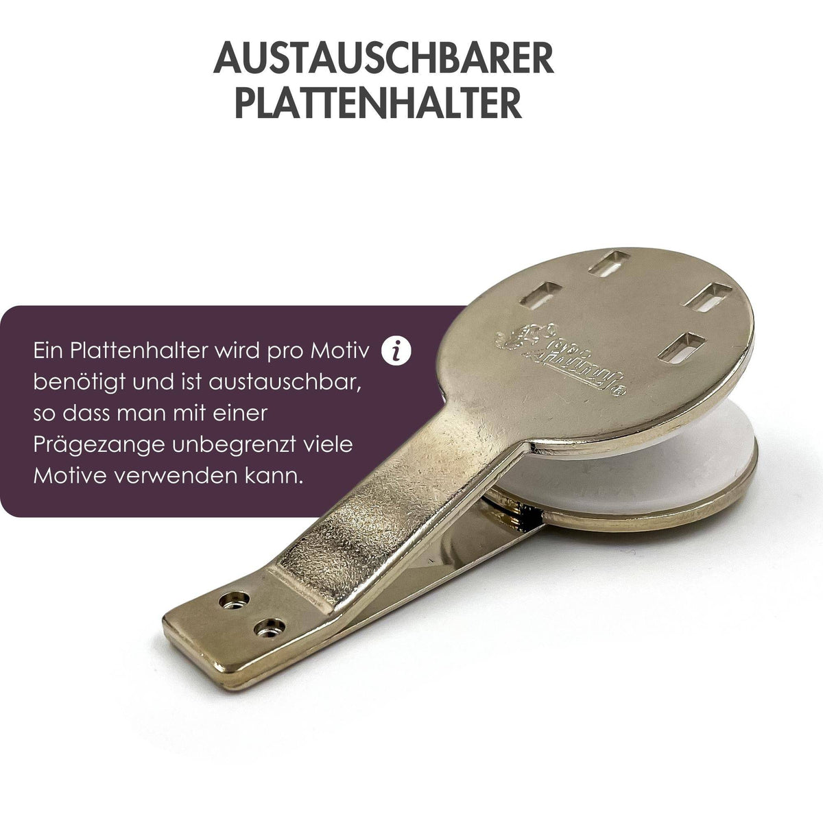 Personalisierter Prägestempel mit anpassbaren Initialen - Modell "Prestige" - Just Refine