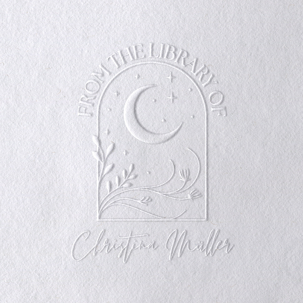 Personalisierter Buch Prägestempel für Papier | Eloria - Just Refine